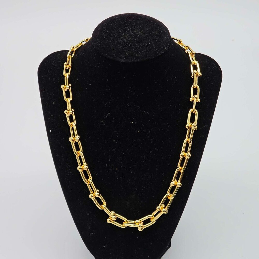 Auth Louis Vuitton Lock & Key w/Unbranded 925 Pure Silver Gold Plated Necklace - Picture 13 of 16
